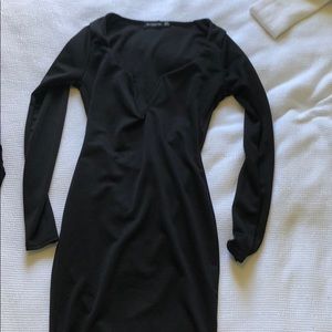 Black mini dress